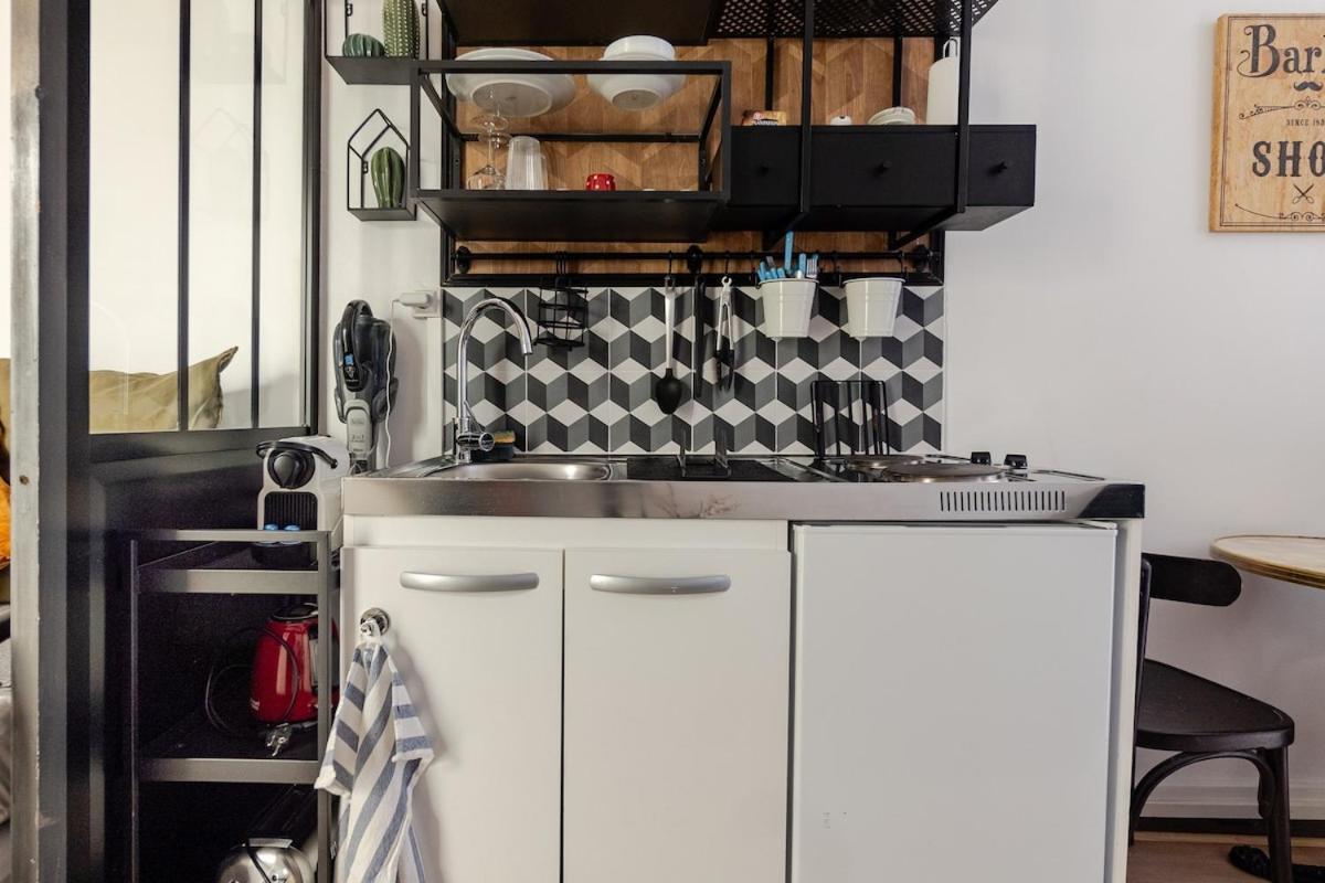 Studio Paris - Metro 7 Cadet - Quartier Faubourg-Montmartre Екстер'єр фото